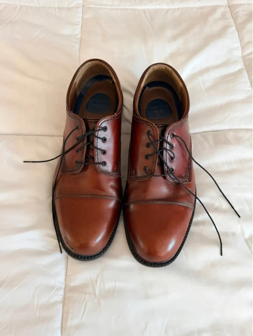 Dockers brown leather lace up oxford shoes #formal #dress